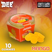 [Dee Thai] Rosin Gummies - 100mg - Mango Bliss (H)