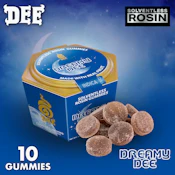 [Dee Thai] Rosin Gummies - 100mg - Dreamy Dee 2:1 CBN