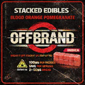 Blood Orange Pomegranate | 100mg Offbrand Stacked Gummies | TAX INCLD