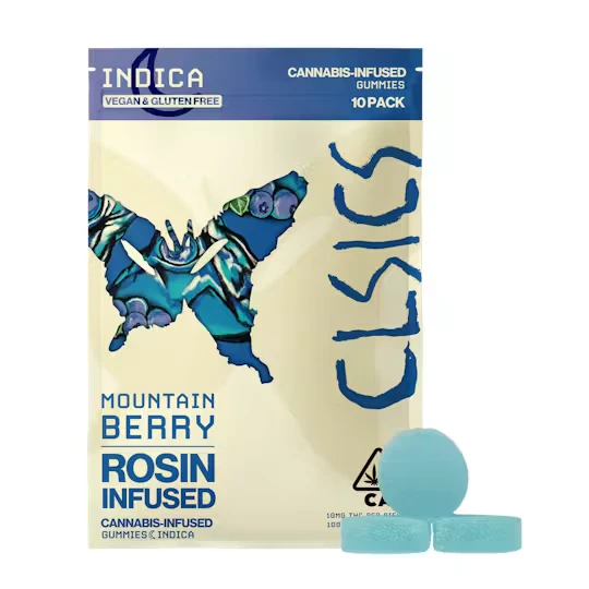 CLSICS - CLSICS Rosin 10pk Gummies Mountain Berry Main Image