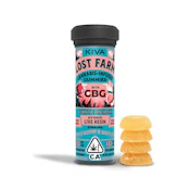 White Peach - (Live Resin Infused) Gummies - 1:1 (THC:CBG) 100mg (H) - Lost Farms