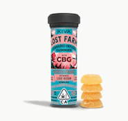 [Lost Farm] Live Resin Gummies - 100mg - White Peach CBG 