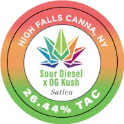 High Falls Canna | Sour Diesel x OG Kush | 3.5G Flower