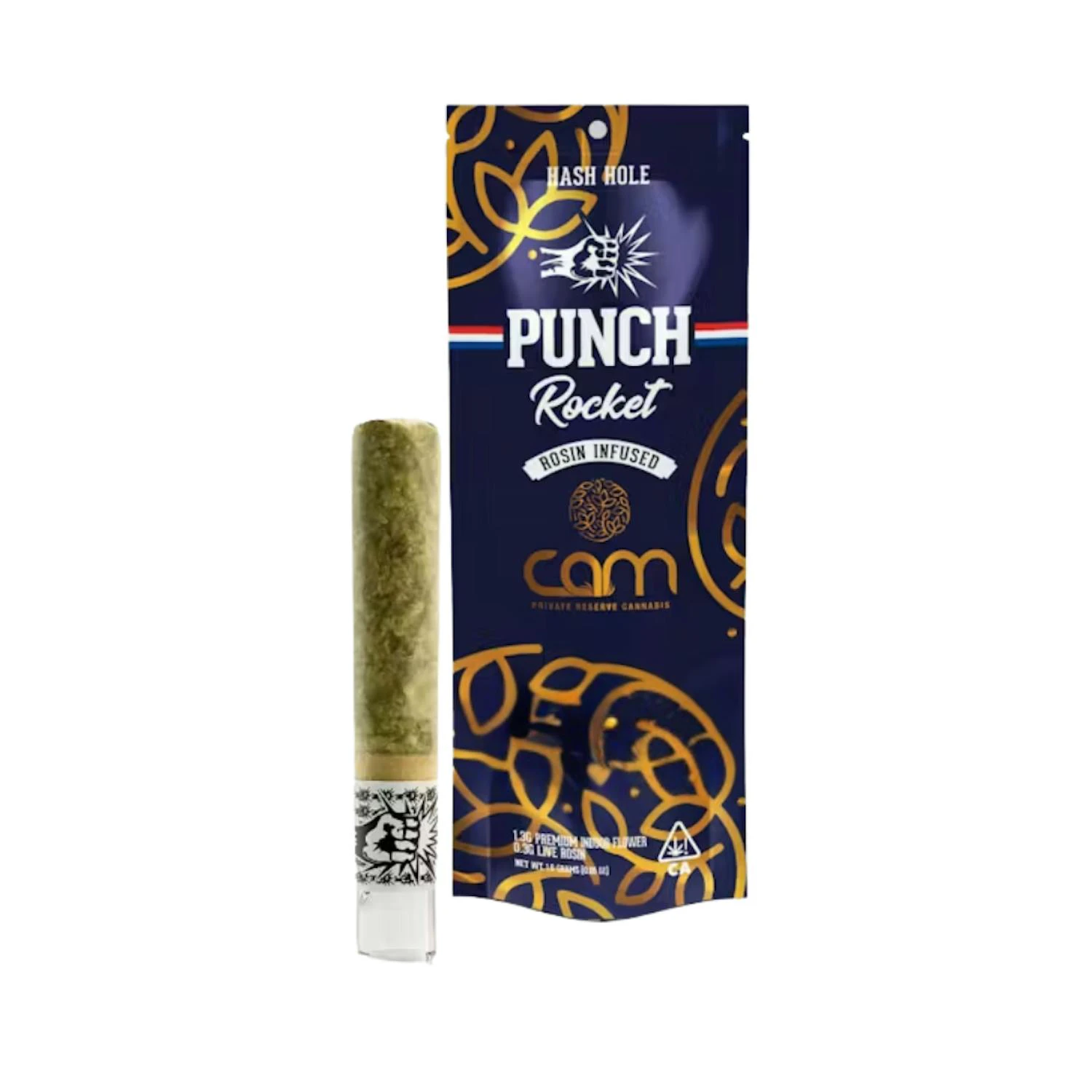 Punch Edibles & Extracts - ROCKET HASH ROSIN - BLUE LOBSTER x HONEY BANANA Z3 1.6G - PUNCH EDIBLES & EXTRACTS x CAM Main Image