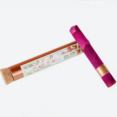 Ruby Farms - Tangerine Dream -Sativa- 41.5% THC | 3g Hash Infused Rose Petal Cigar (Pre-Roll) | Ruby Farms  -S8 BACK