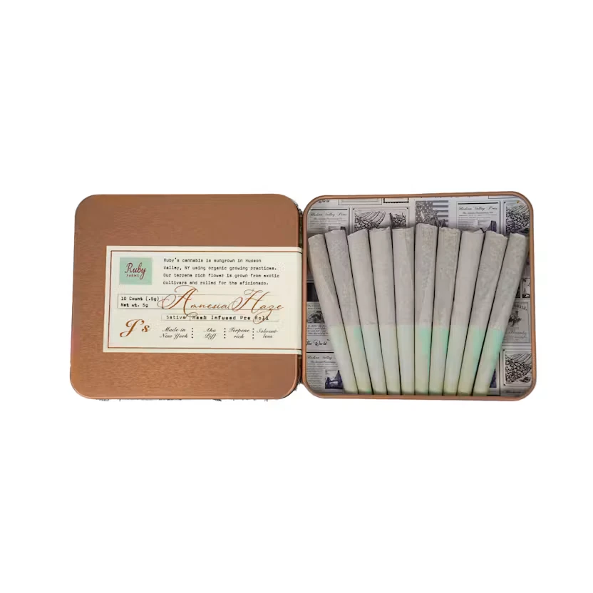 Ruby Farms - Ruby Farms | Platinum GSC | Hash Infused Doobies | 10ct | 5g Main Image
