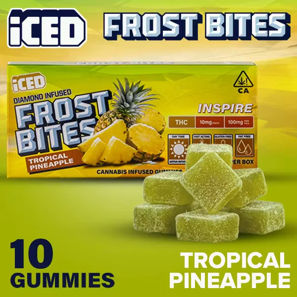 ICED - [Iced] Inspire Gummies - 100mg - Tropical Pineapple (S) Main Image