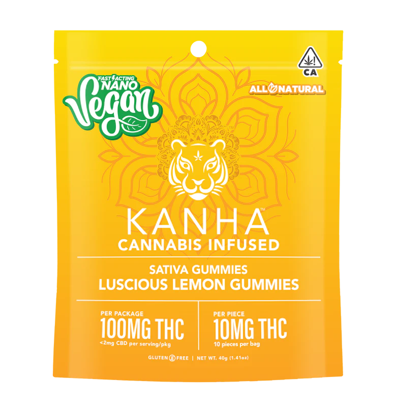 KANHA - Kanha Nano Vegan Luscious Lemon Sativa Gummies Main Image