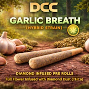 Garlic Breath | 2 x 0.5g Diamond Infused Prerolls Bold Edition | TAX INCD