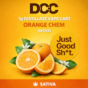 Orange Chem | 1g Distillate Vape Cart | TAX INCLD