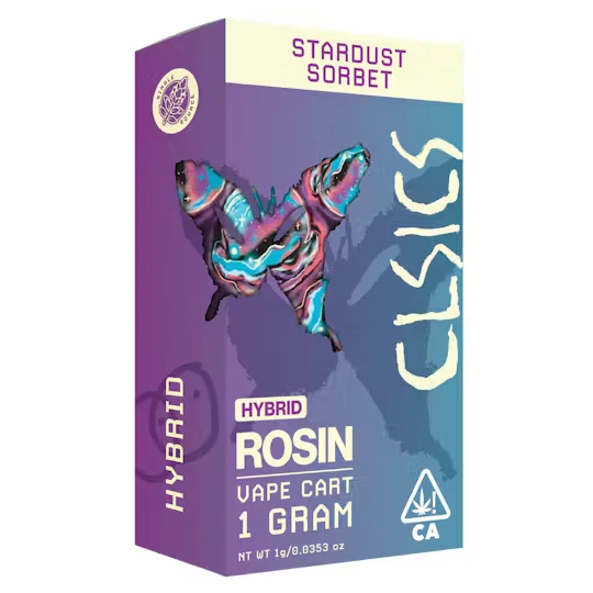 CLSICS - CLSICS Live Rosin Cart 1g Stardust Sorbet Main Image