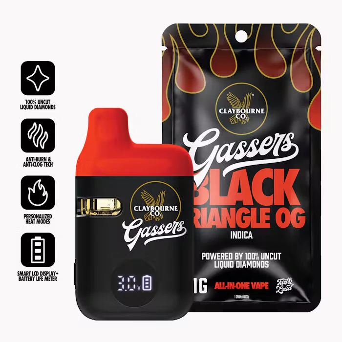 Claybourne Co. - [Claybourne] Liquid Diamond All-in-One - 1g - Black Triangle OG Main Image