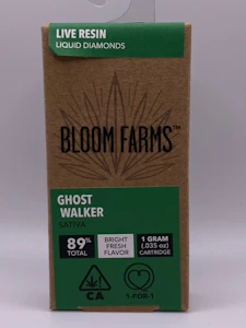 Bloom Farms - Ghost Walker 1g Live Resin Cart - Bloom Farms 