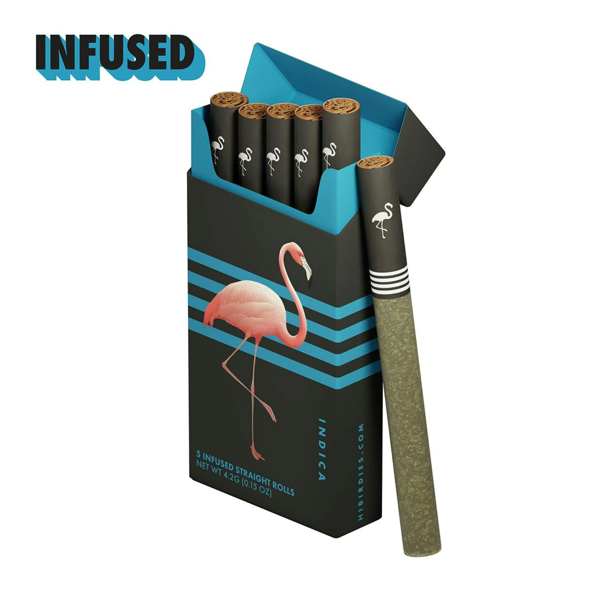 Birdies - Birdies Infused Ultra 5pk Prerolls 4.25g Indica Main Image