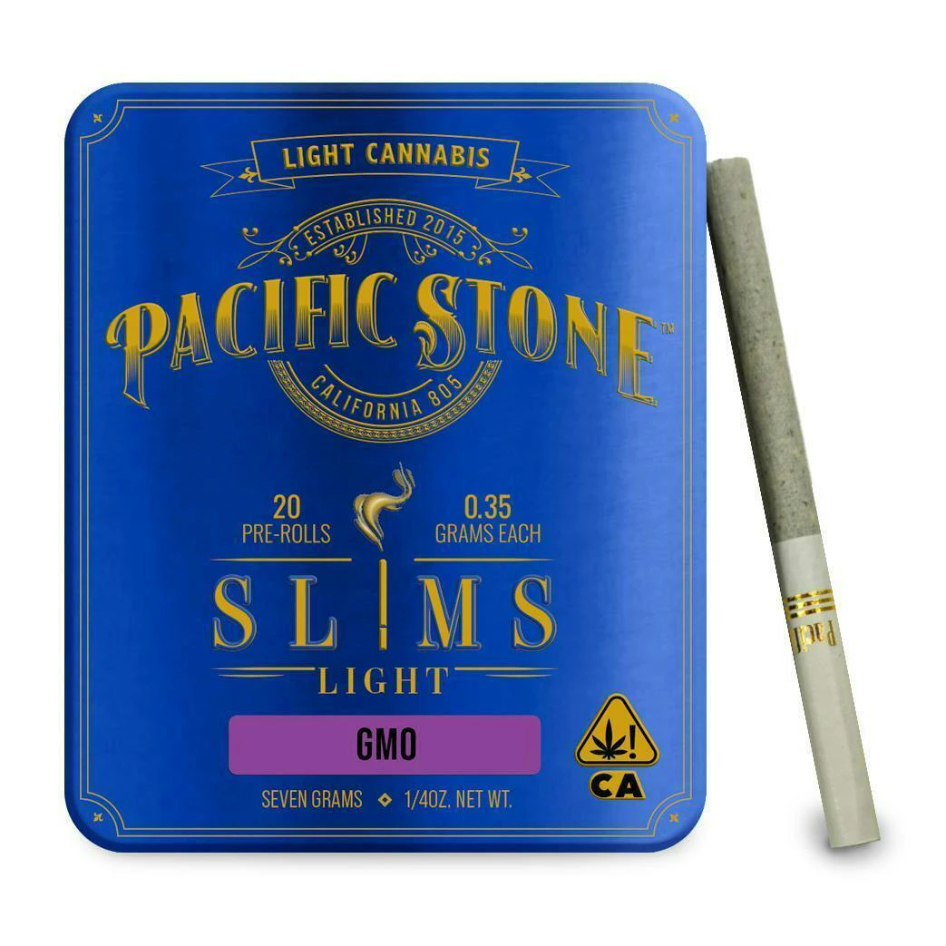 Pacific Stone - [Pacific Stone] Preroll 20 Pack Slims LIGHT - 7g - GMO (I) Main Image