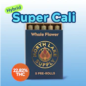 Super Cali Whole Flower Preroll 5pk 2.5g
