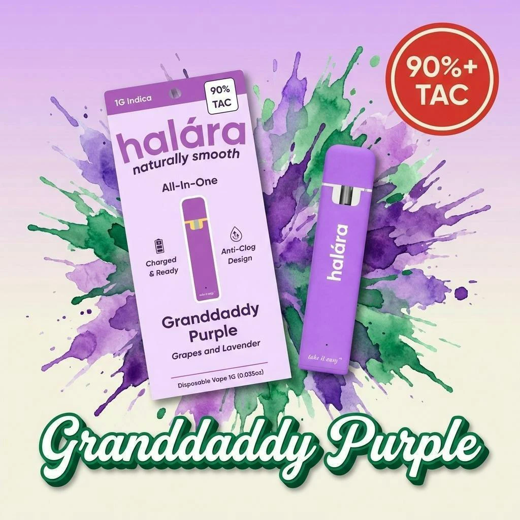 Halara - Halara - Grand Daddy Purple - Vape Cart - 1g Main Image