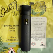 1g Dispo | Birthday Brunch | Cured Resin