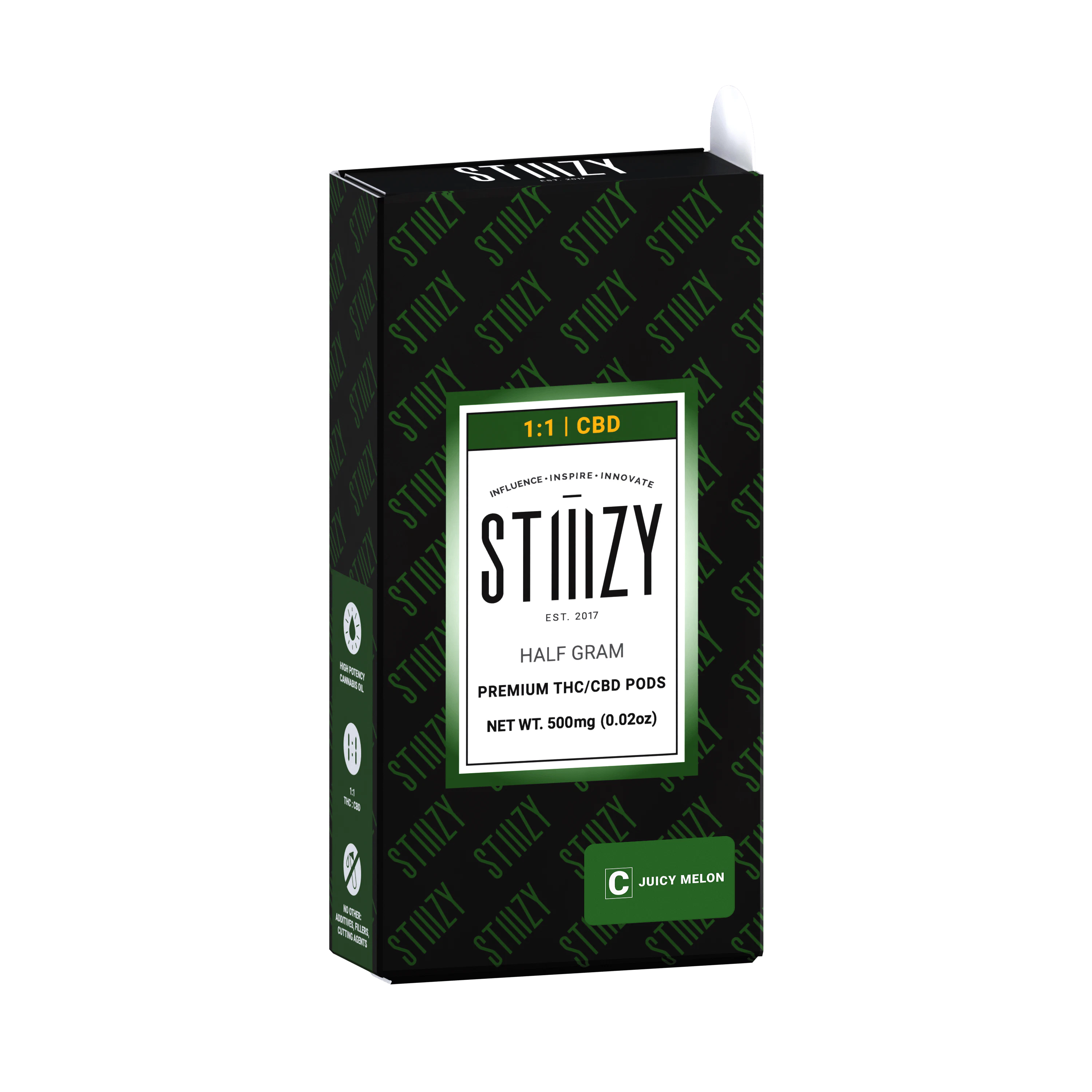 STIIIZY - STIIIZY | JUICY MELON | 1:1 (CBD/THC) 1g  Main Image
