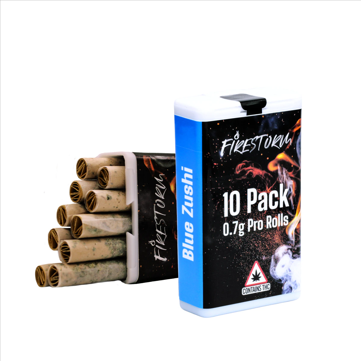 Firestorm - Firestorm | Blue Zushi | .7g Pre-Roll | 10-Pack | 7g Total | (IH) Main Image