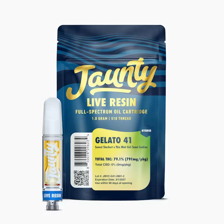 Jaunty - Jaunty | Vape Cartridge | Live Resin | Gelato 41 | 1.0g Main Image