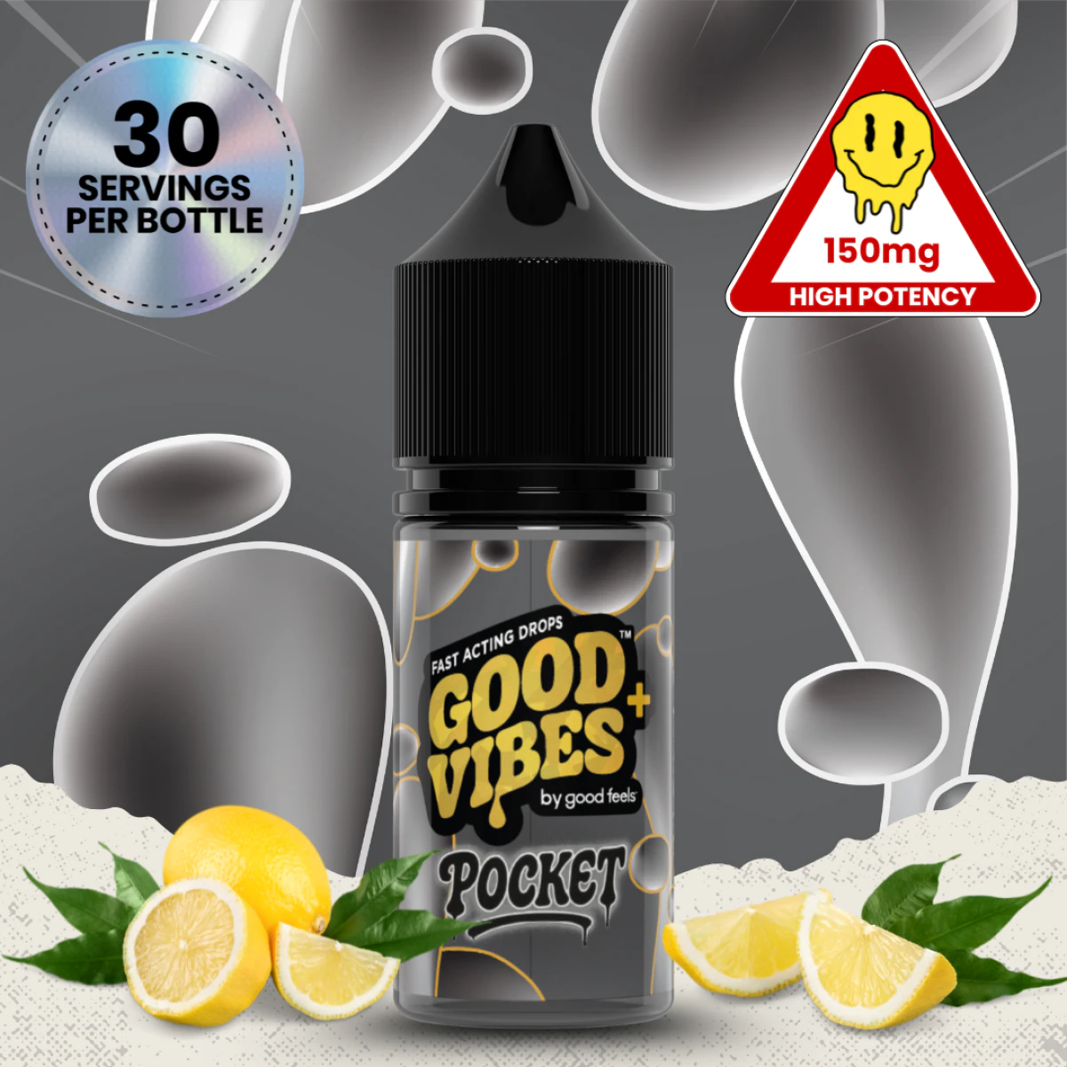 Good Vibes - Pockets - Yuzu Citrus Rosin Syrup - 150mg - GDF Main Image