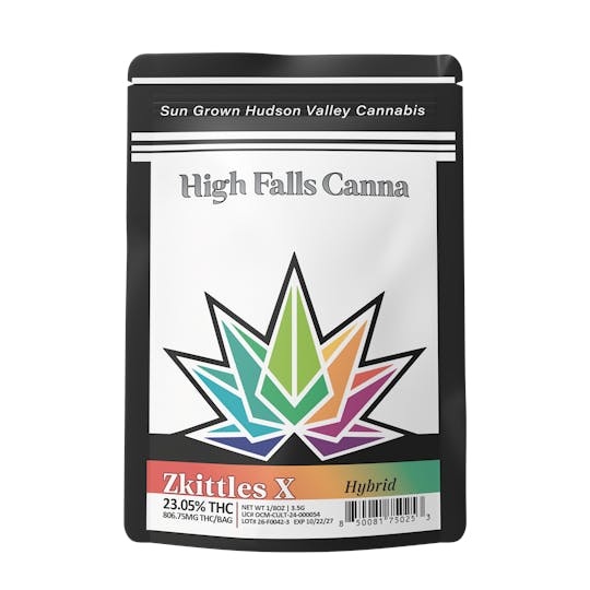 トップス canna. HIGH FALLS CANNA | Zkittles X | 3.5G Flower - NYC Cannabi