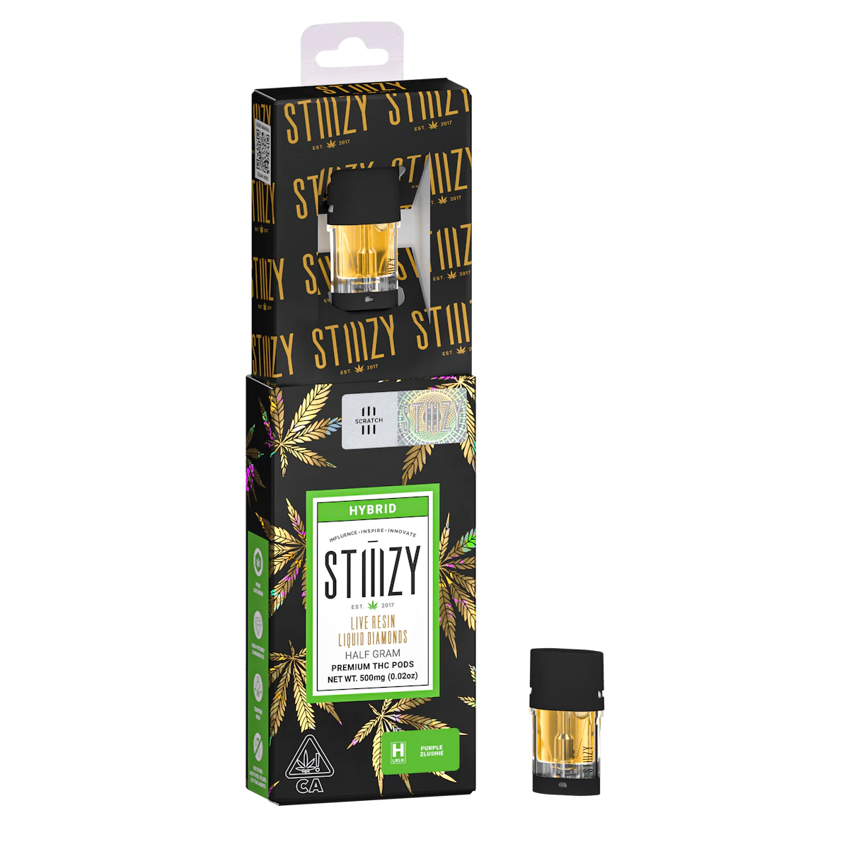 STIIIZY - Purple Zlushie - 0.5g Live Resin Liquid Diamonds Pod Main Image