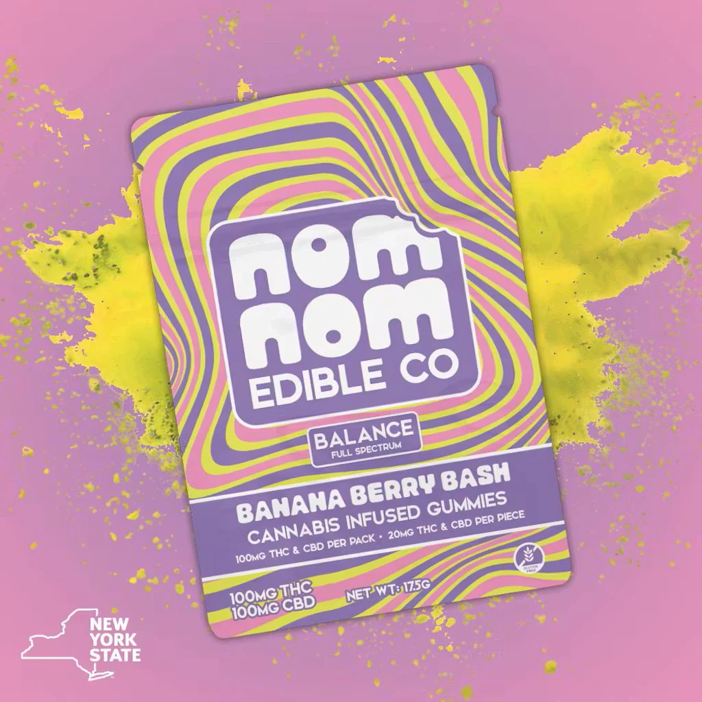 Nom Nom - Nom Nom - Banana Berry Bash - Gummy - 5 x 20mg Main Image