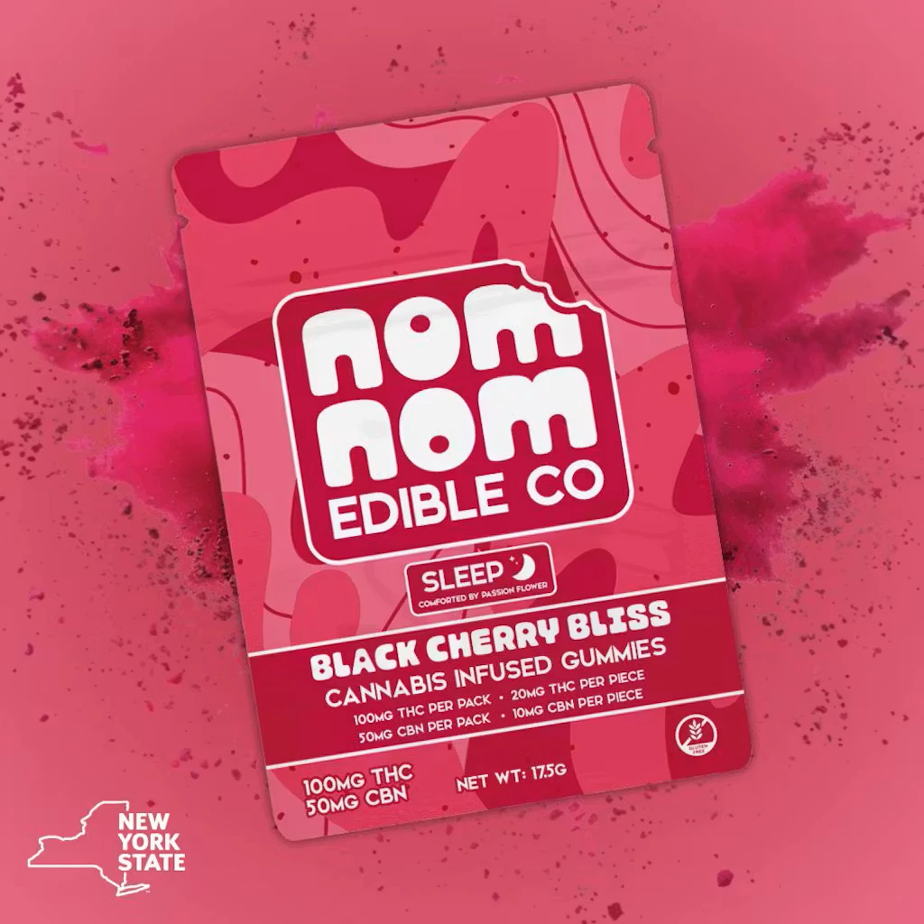 Nom Nom - Nom Nom - Black Cherry Bliss - Gummy - 5 x 20mg Main Image