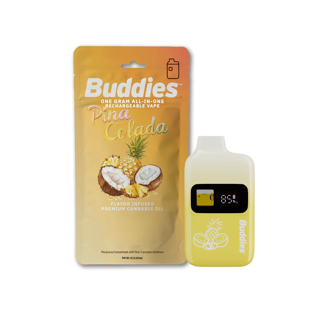 Buddies Brand - 1g Pina Colada (Ready-to-Use) - Buddies Main Image