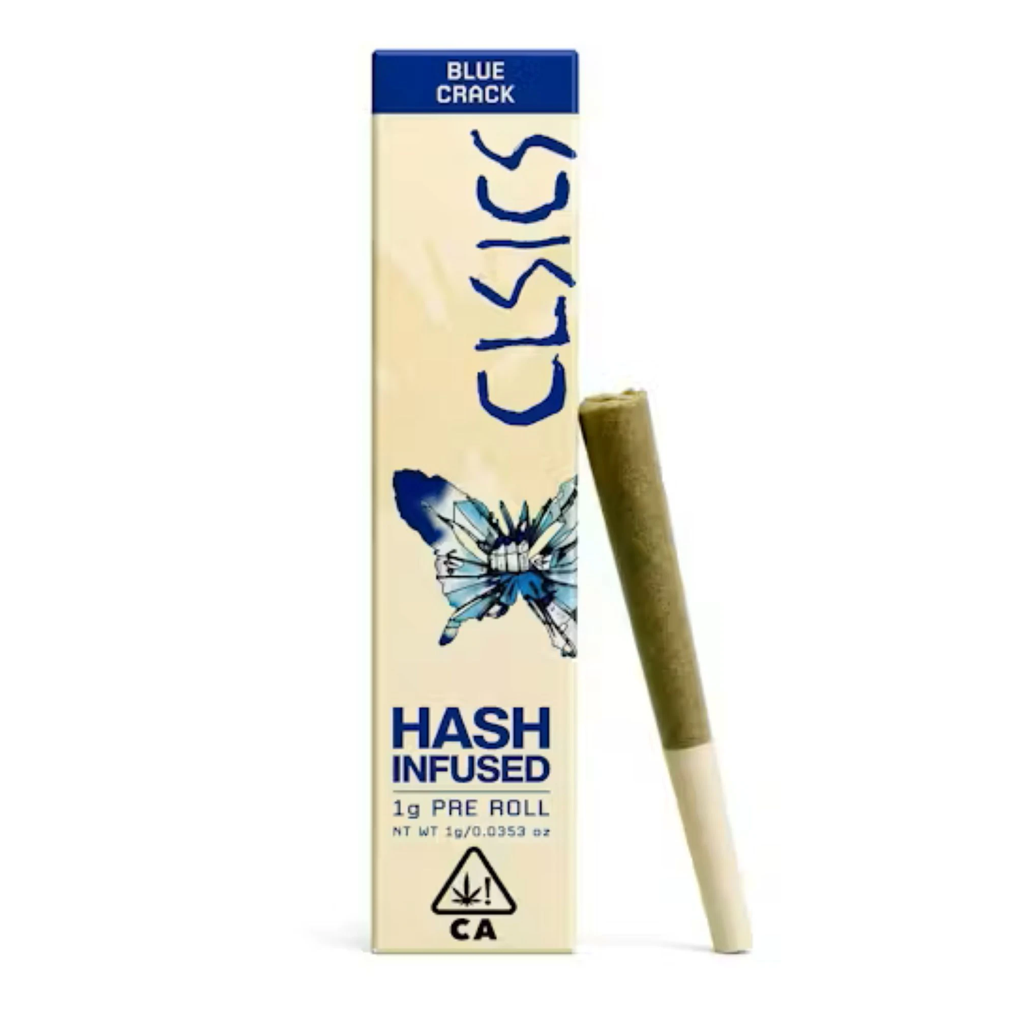 CLSICS - CLSICS Hash Infused Preroll 1g Blue Crack Main Image