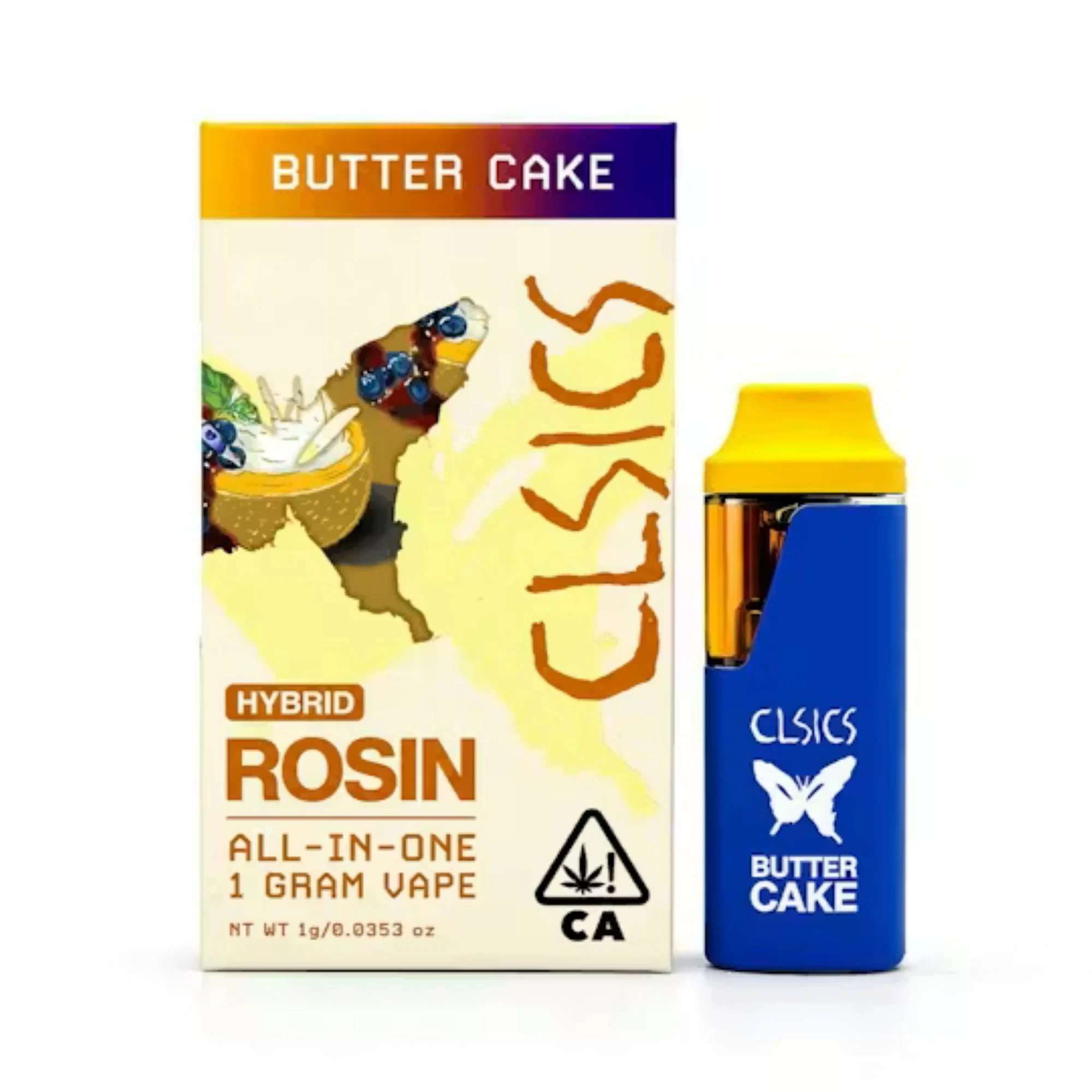 CLSICS - CLSICS Live Rosin All-in-One 1g Butter Cake Main Image
