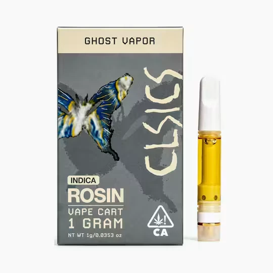 CLSICS - CLSICS | Ghost Vapor | Live Rosin Cartridge | [1g] | Indica Main Image