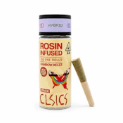 CLSICS | Rainbow Beltz | Rosin Infused Pre-Roll Pack | [2.5g] 5pk | Hybrid