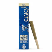 CLSICS Trifecta | Blue Crack | Rosin & Hash Infused Pre-Roll | [1.2g] | Sativa