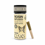 CLSICS | Ghost Vapor | Rosin Infused Pre-Roll Pack | [2.5g] 5pk | Indica