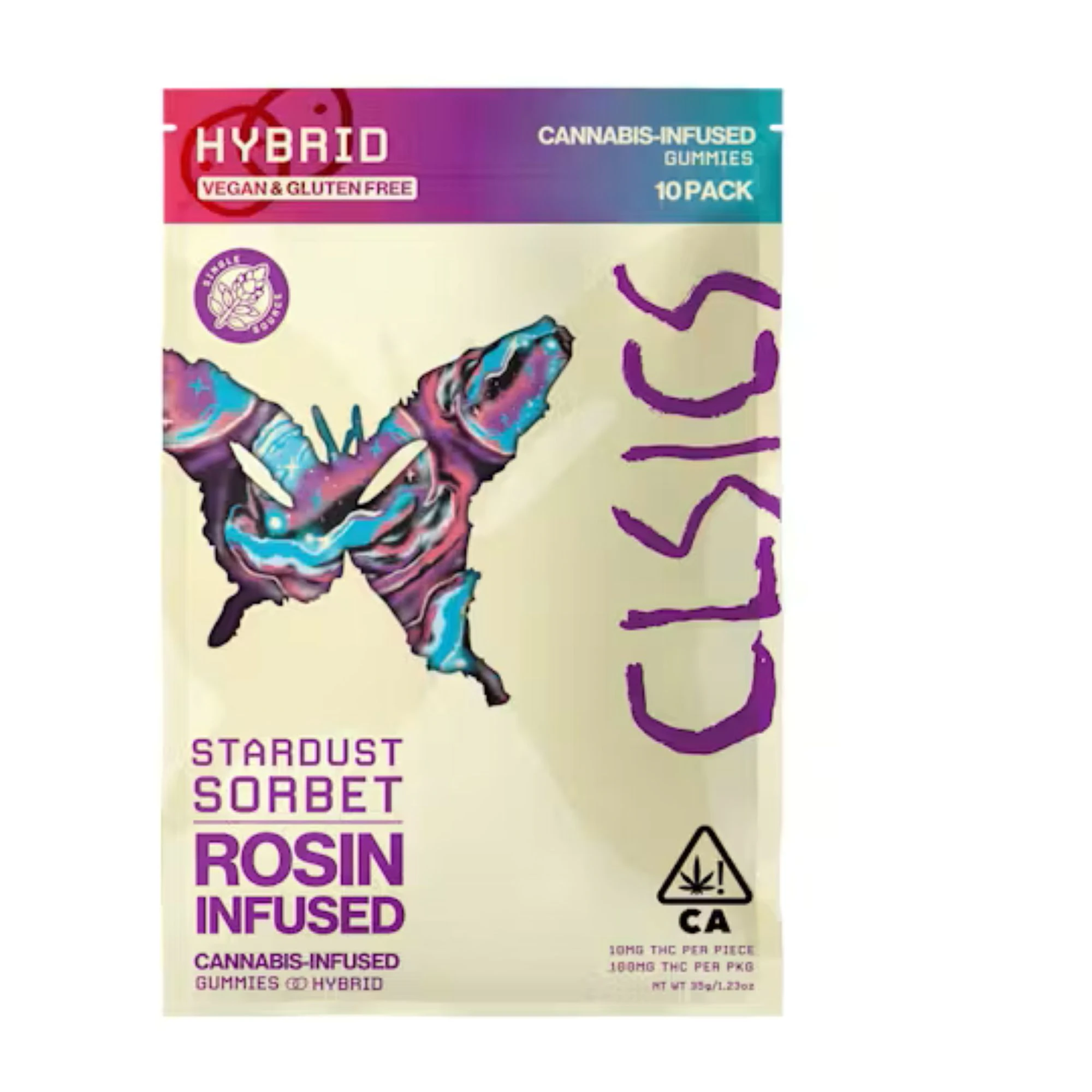 CLSICS - CLSICS Rosin 10pk Gummies Stardust Sorbet  Main Image
