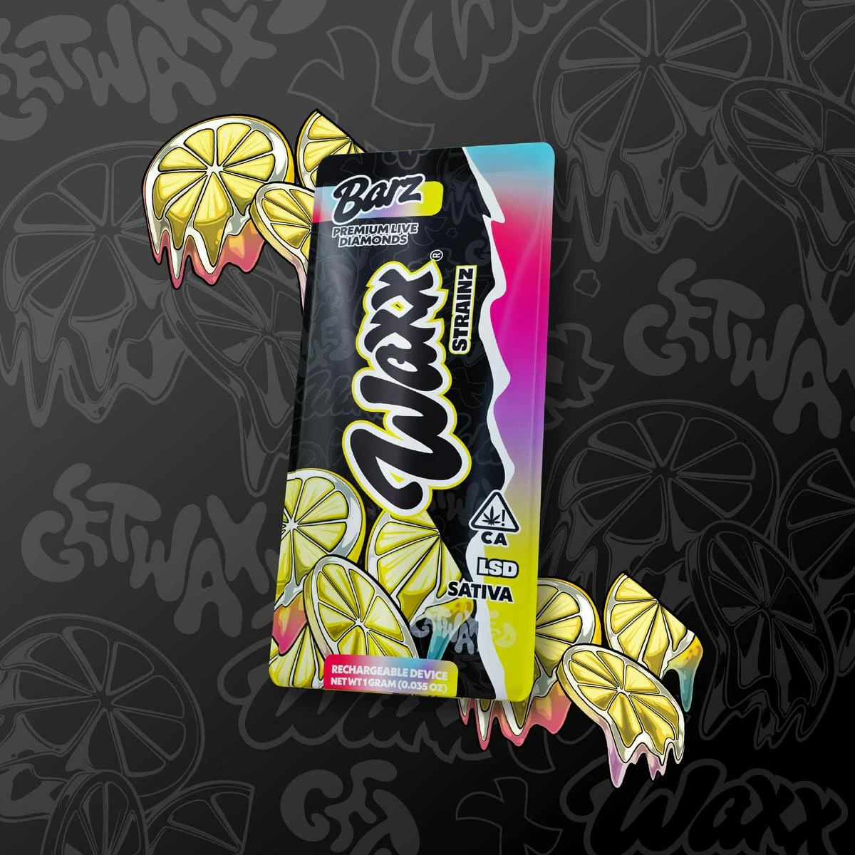 Waxx - Waxx Barz | LSD | Live Diamonds Disposable | 1g Main Image