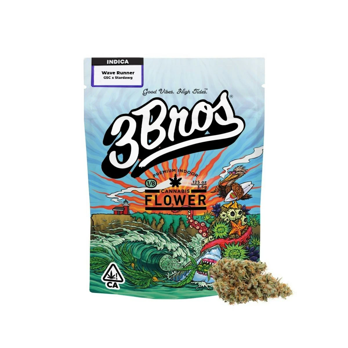 3 Bros Grow - 3.5g Wave Runner (Indoor) - 3 Bros Main Image