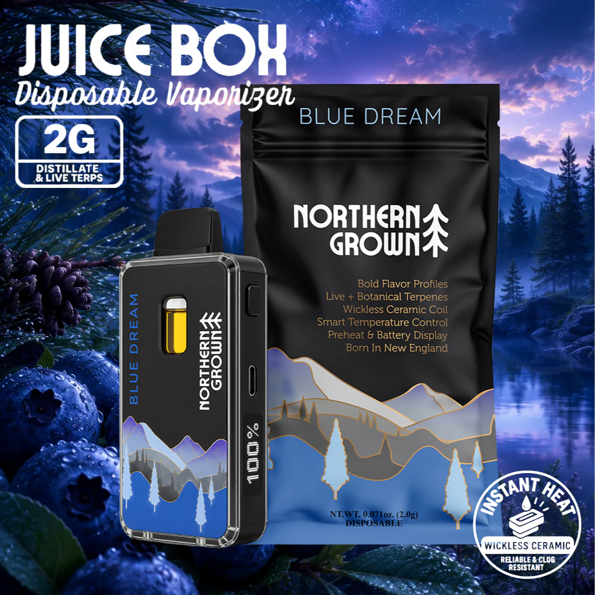 Juice Box - Blue Dream Disposable - 2g - BBN Main Image