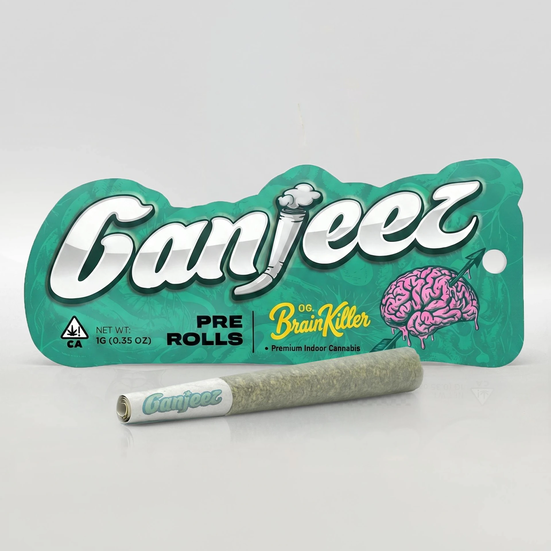 Ganjeez - Ganjeez Brain Killer OG 1g Preroll Main Image