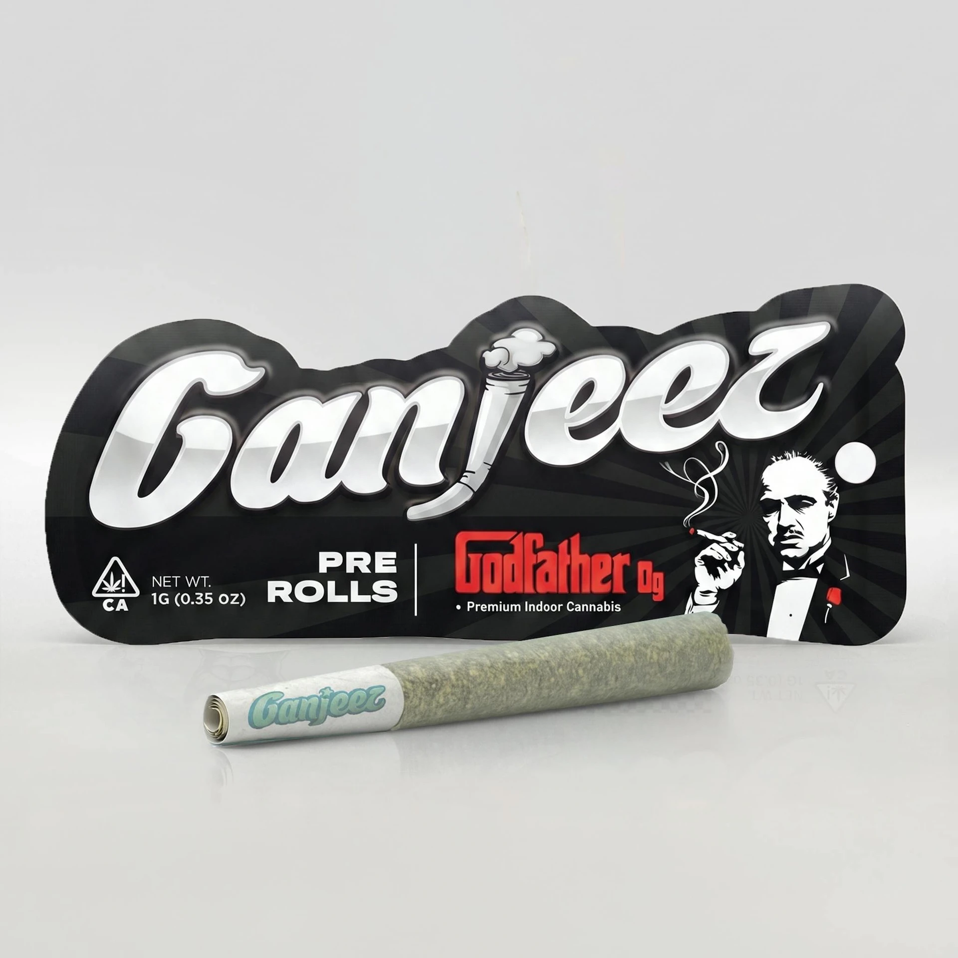 Ganjeez - Ganjeez Godfather OG 1g Preroll Main Image