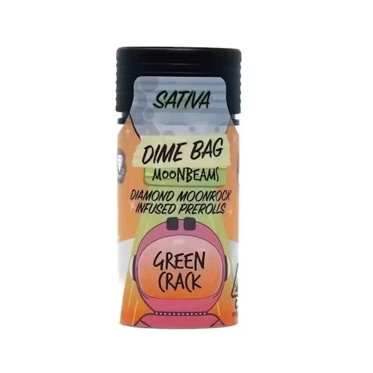 Dime Bag - [Dime Bag] Moonbeams Infused Pre-roll 5 Pack - 2.5g - Pineapple Trainwreck (S) Main Image