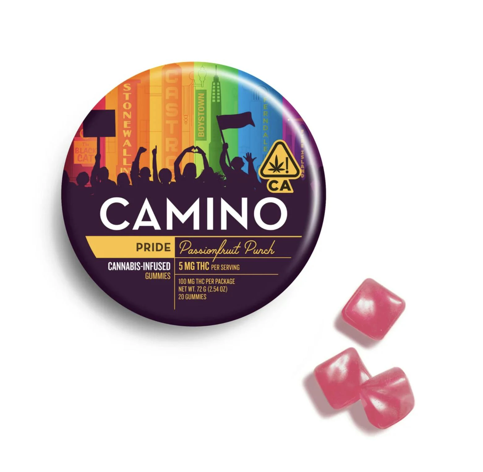 Camino - Camino - 'Pride' Passionfruit Punch - Gummy - 20 x 5mg Main Image