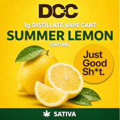 Summer Lemon | 1g Distillate Vape Cart | TAX INCLD