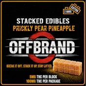 Prickly Pear Pineapple | 100mg Offbrand Stacked Gummies | TAX INCLD