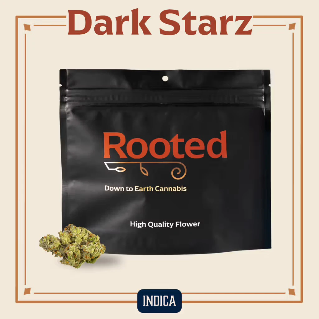 Rooted - Rooted | 14g Flower | Dark Starz | 14g Main Image