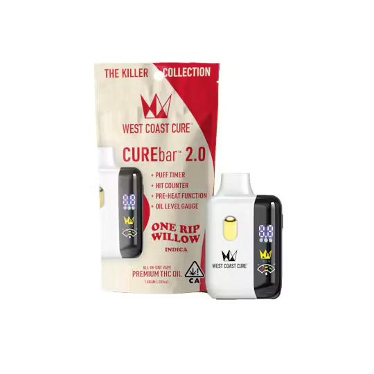 West Coast Cure - WCC | Disposable | CUREbar | One Rip Willow | 1g Main Image