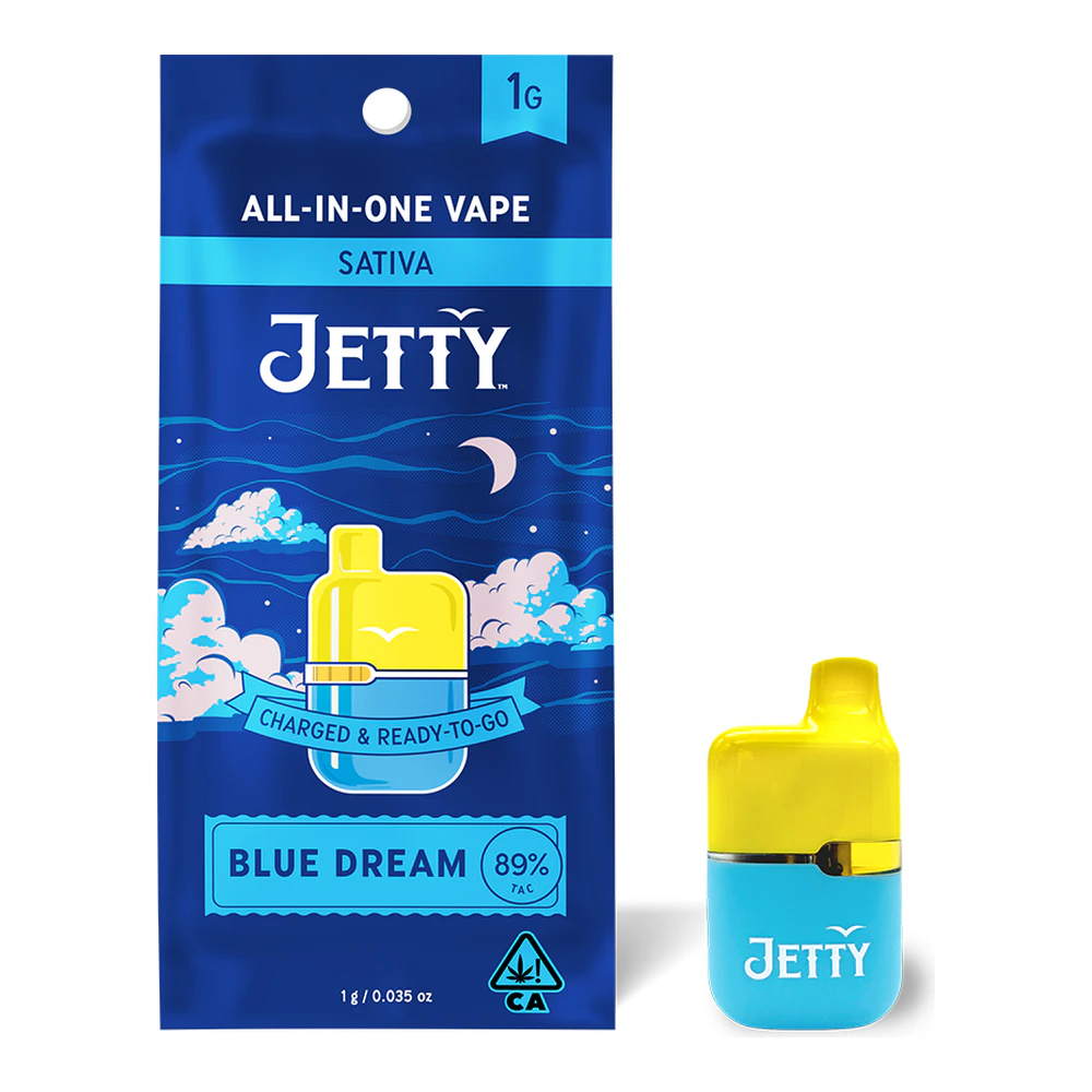 Jetty Extracts - Jetty Extracts | Blue Dream | Gold All-In-One Vape | 1g Main Image